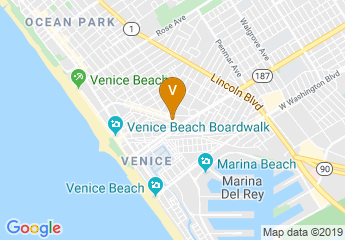 map of Abbot Kinney Boulevard