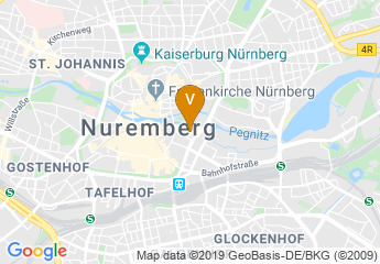 map of Gewerbemuseum Nürnberg