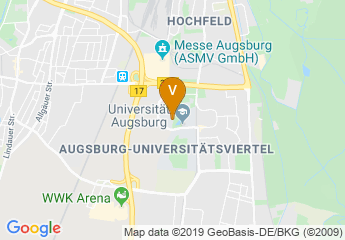 map of Patrizia Forum an der Universität Augsburg