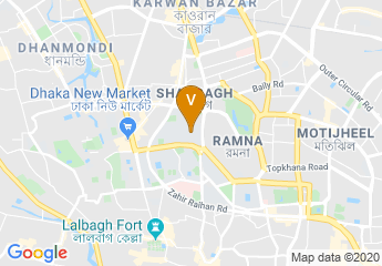 map of Institute of Business Administration, University of Dhaka
