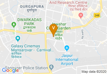 map of Center Lawn Entertainment Paradise Jaipur Marriage Garden
