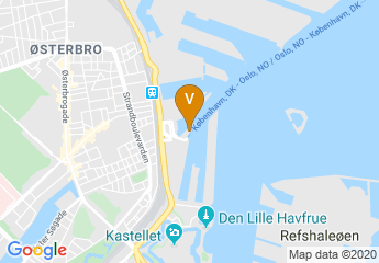 map of DFDS Crown Seaways