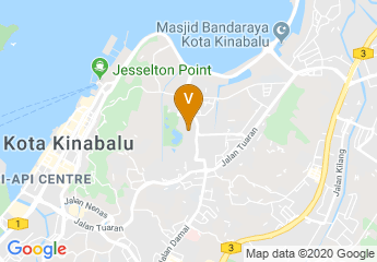 map of Kota Kinabalu Sports Complex