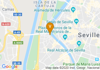 map of Hotel Ribera de Triana - Sevilla