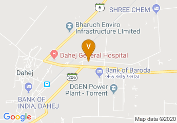 map of Dahej Industries Association