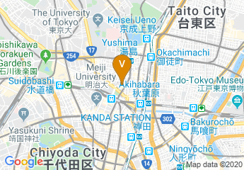 map of Kanda Myoujin Shrine