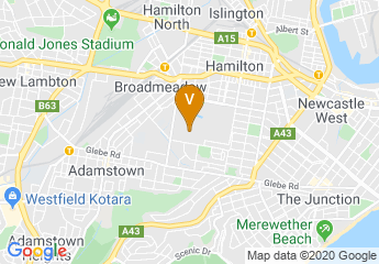 map of Newcastle Racecourse