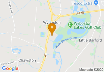 map of Wyboston Lakes Conference Centre & Willows Hotel