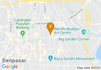 map of Werdhi Budaya Art Centre