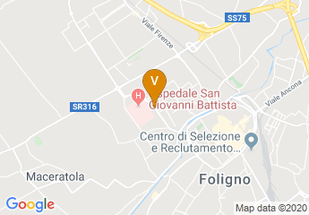 map of Foligno