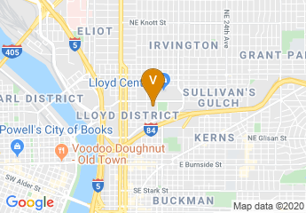 map of Double Tree Hotel