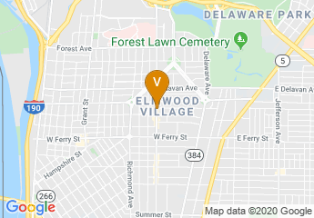 map of Elmwood Festival Of The Arts