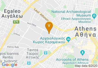map of Agricultural University of Athens