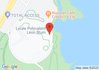 map of Hotel Novotel Paris Creteil le Lac