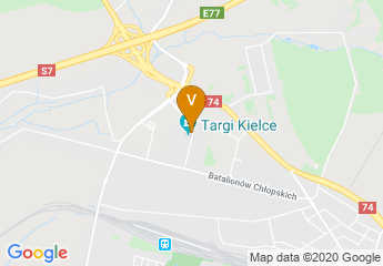map of Targi Kielce