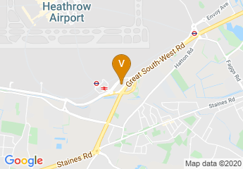 map of Hilton Garden Inn London Heathrow Airport