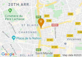 map of Hotel ibis Paris Porte de Montreuil