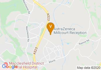 map of AstraZeneca Millcourt Reception
