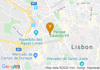 map of Lux Lisboa Park Hotel