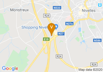 map of Van der Valk Hotel Nivelles - Sud