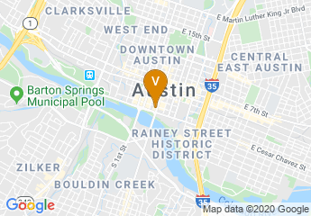 map of Austin Bat Tours