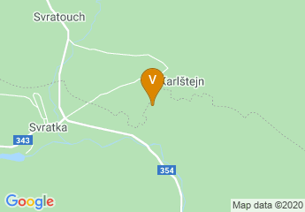 map of Hotel Svratka