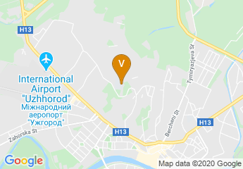 map of Uzhhorod National University