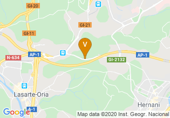 map of Chillida-Leku