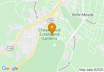 map of Nashville Rose Society