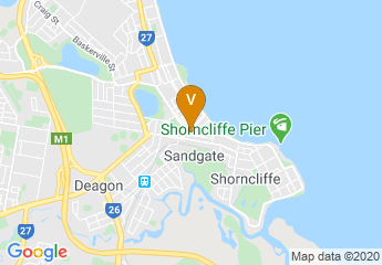 map of Sandgate Town Hall