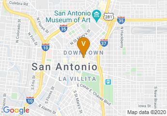 map of Hotel Gibbs Downtown San Antonio Riverwalk