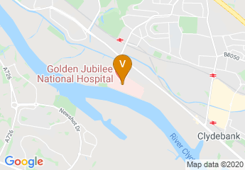 map of Golden Jubilee National Hospital