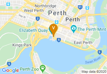 map of The Ritz-Carlton, Perth