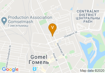 map of Francysk Skaryna Homieĺ State University