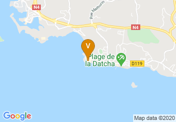 map of LA CREOLE BEACH HOTEL & SPA
