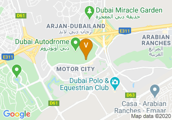 map of Park Inn by Radisson Dubai Motor City