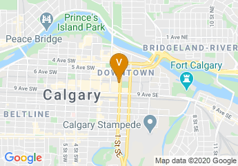 map of Calgary Telus Convention Centre - North Loading Dock