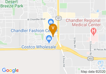 map of Cambria Hotel Phoenix Chandler - Fashion Center