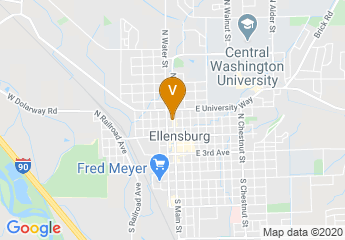 map of ELLENSBURG WINTERHOP BREWFEST
