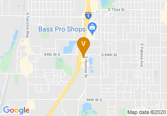 map of Holiday Inn Tacoma Mall