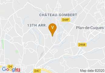map of École Centrale de Marseille