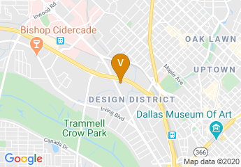 map of Sheraton Suites Market Center Dallas