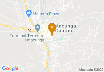 map of Universidad de las Fuerzas Armadas ESPE Extensión Latacunga