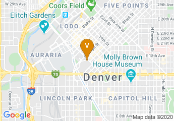 map of Denver Convention Center