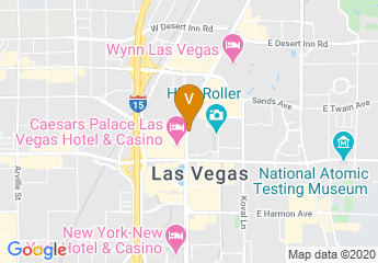 map of Harrahs Las Vegas