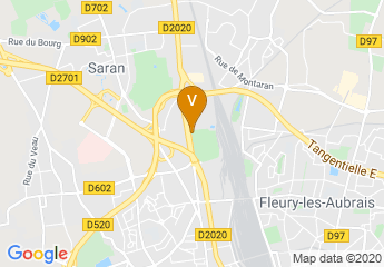 map of Stade de la Vallée