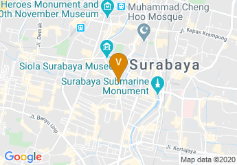 map of Swiss-Belinn Tunjungan