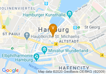 map of Praxisklinik Winterhude am Rathausmarkt