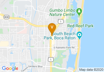 map of Boca Raton Museum of Art