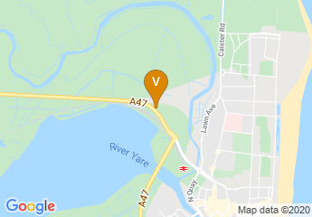 map of Vauxhall Holiday Park